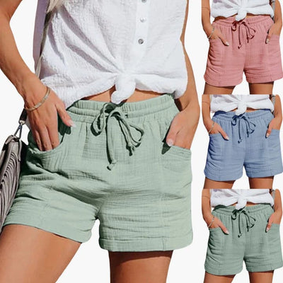 Hanna - Shorts | Dam | Sval Passform & Bekväm Midja | Somrig & Avslappnad Stil | Blemni